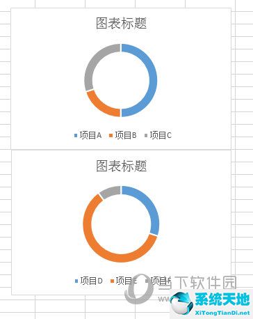 Excel2016怎么画双环图 操作流程