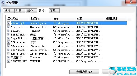 Win7电脑开机启动项要怎么设置