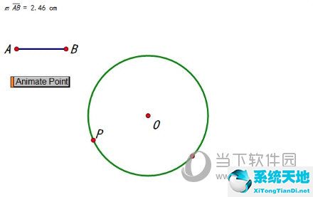 如何用几何画板画点动成线(几何画板让点在圆上运动)