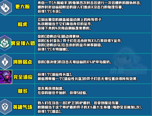 云顶之弈s10赛季新增符文一览 s10赛季新增符文及效果介绍