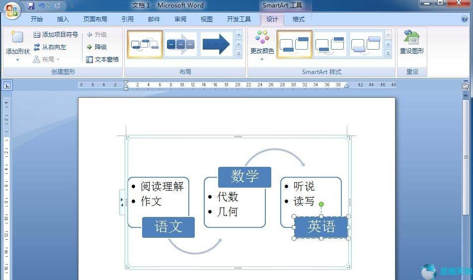 交替设置(交替流布局的smartart)