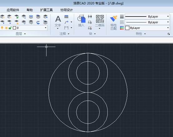 cad画八卦图画法视频(八卦cad画法)