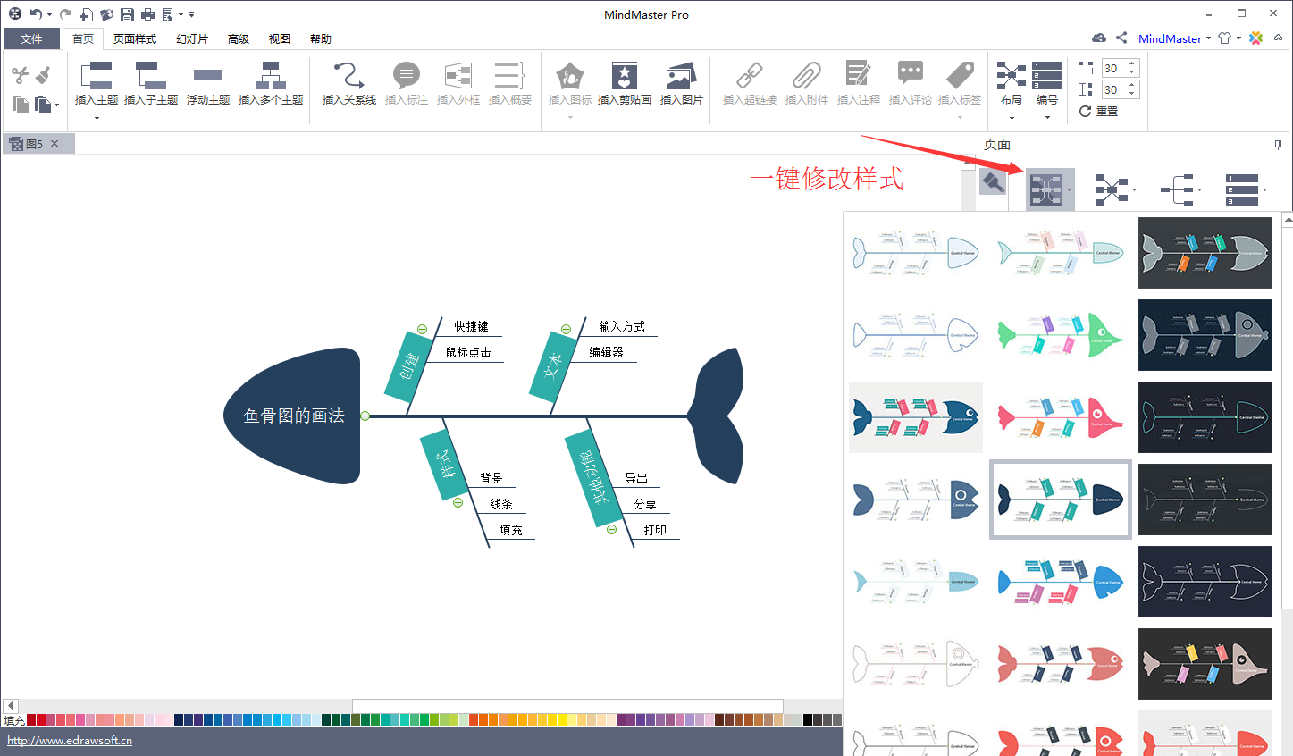 mindmaster鱼骨图调整(xmind鱼骨图的制作方法)