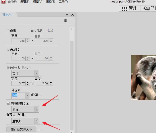 acdsee怎么调整图片分辨率(用acdsee调整图片大小的步骤)