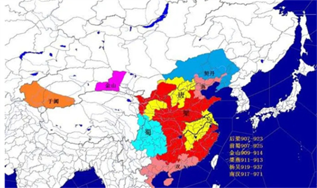 南朝宋齐梁朝更迭形势图