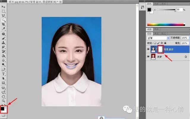 ps cs6照片更换底色(photoshop cs6更换背景颜色)