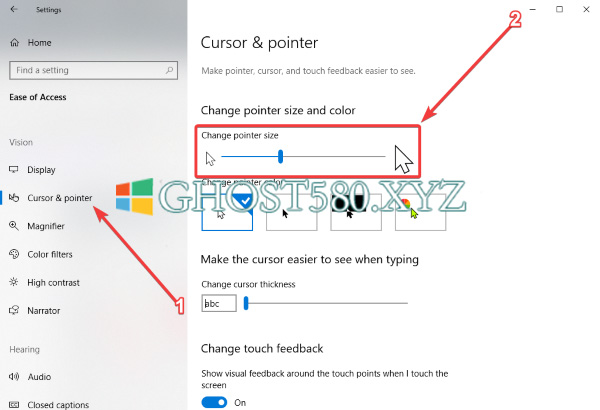 win10调鼠标指针大小(怎么修改鼠标指针颜色)