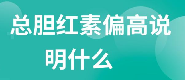 总胆红素偏高说明什么（总胆红素偏高和间接胆红素偏高是什么原因）