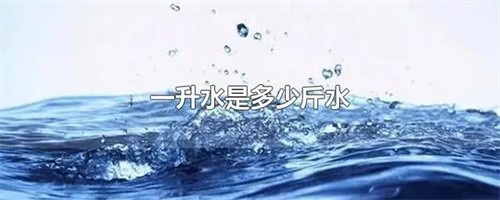 1升水等于多少斤（1升水等于多少斤水多少毫升）