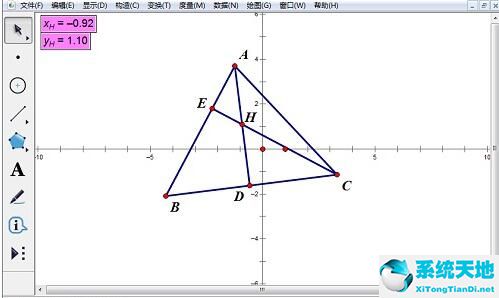 几何画板度量直线方程的详细图文步骤