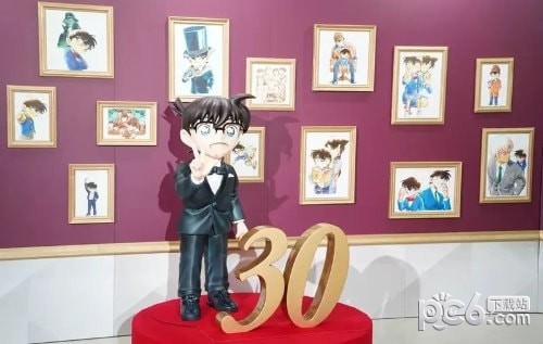 《名侦探柯南30周年纪念展》目前正在日本开展